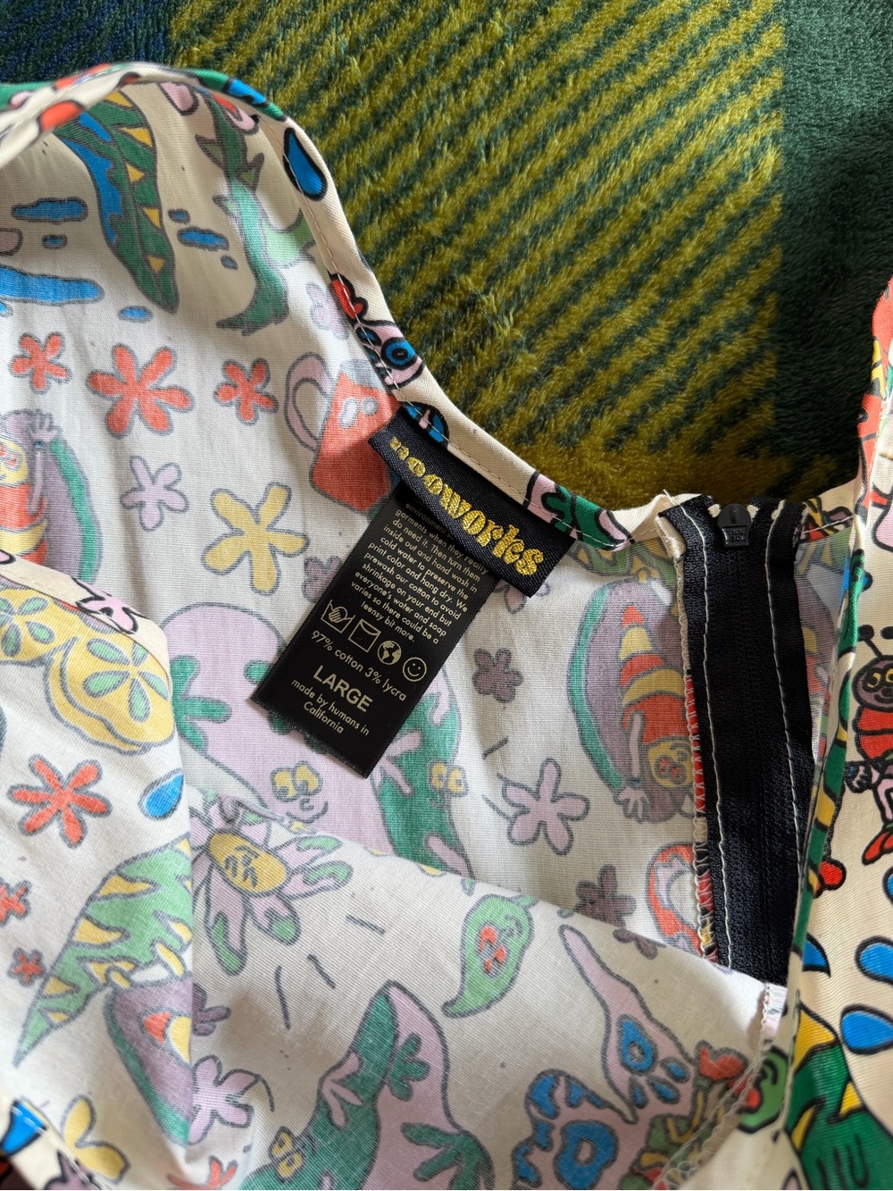 Nooworks Multicolor Bug Out Print Jumpsuit Romper - Picture 2 of 3